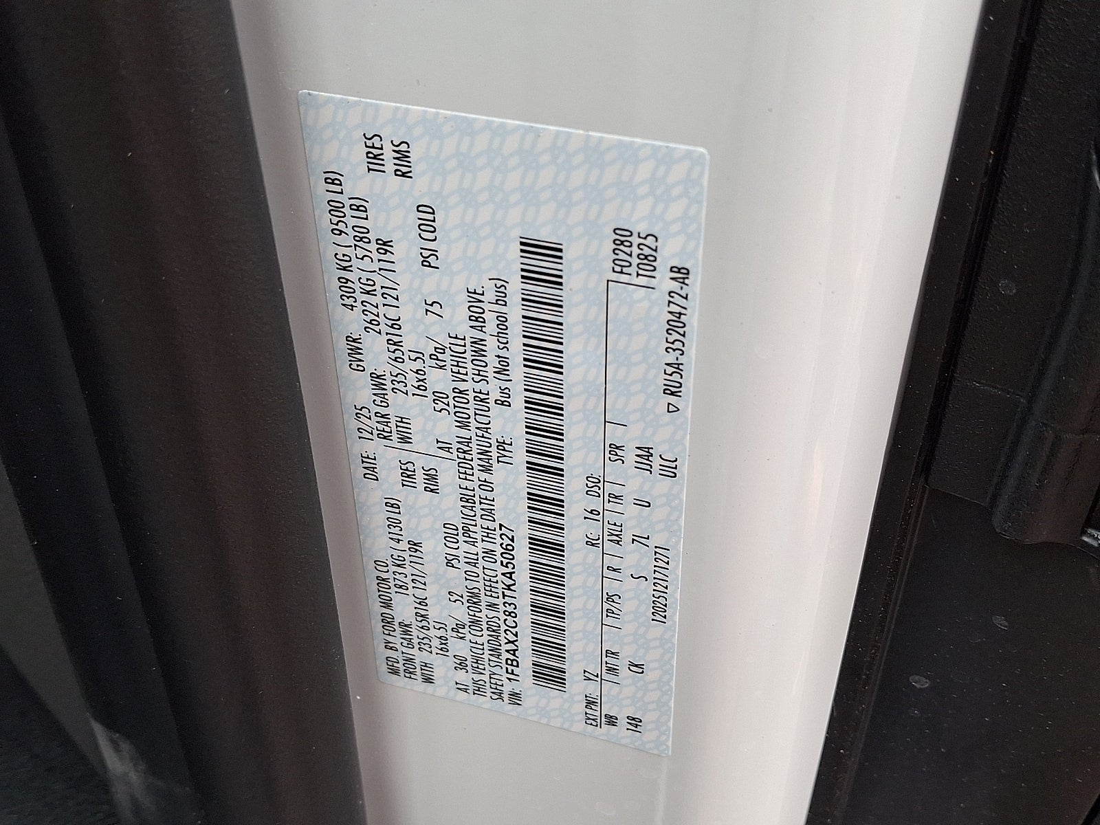 2026 Ford Transit-350 XL