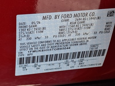 2026 Ford Explorer Platinum