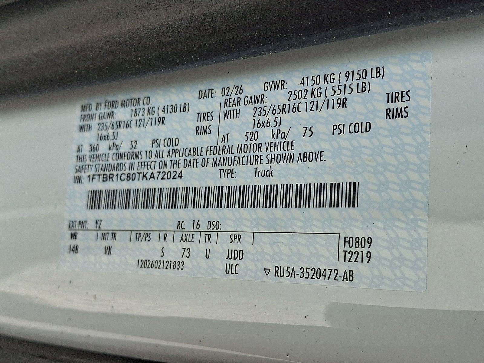 2026 Ford Transit-250 Base