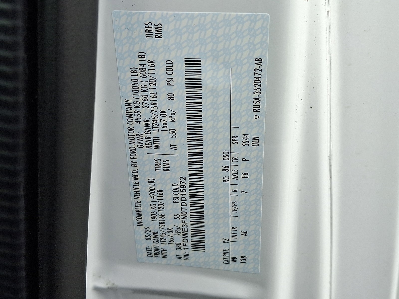 2026 Ford E-350SD Base Reading Enclosed Utility Body