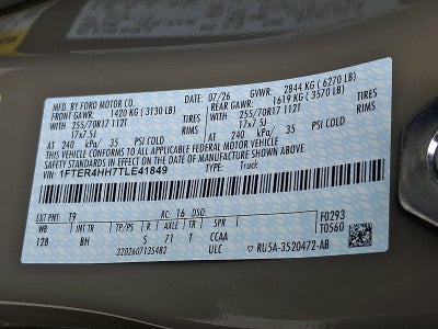 2026 Ford Ranger XLT