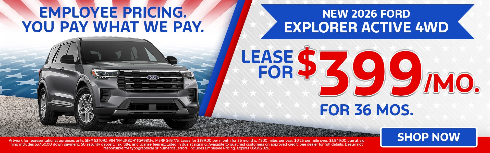 Lease a new Explorer